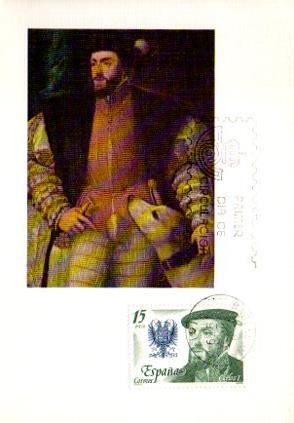 POSTAL PV11429: Carlos I. Tarjeta postal primer dia circulacion