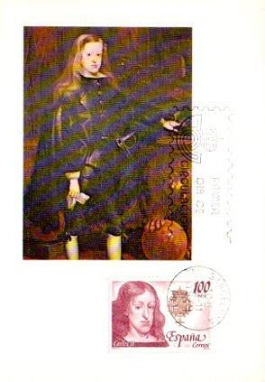 POSTAL PV11426: Carlos II.  Tarjeta postal primer dia circulacion