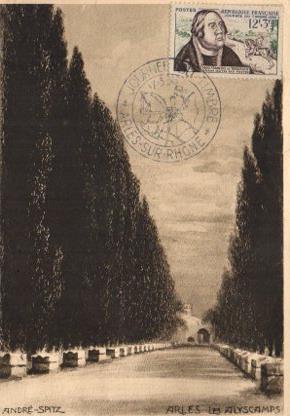 POSTAL PV11402: Les Alyscamps - Allee des Tombeaux, Arles-Sur.Rhone