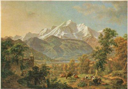 POSTAL PV11406: Mont Blanch