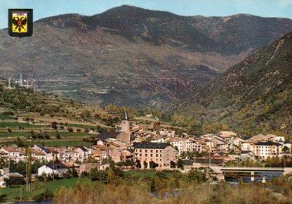 POSTAL PV11410: Vista general de Sort, Lleida