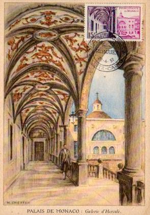 POSTAL PV11413: Galerie d'Hercule, Palais de Monaco