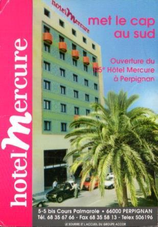 POSTAL PV11489: Hotel Mercure, Perpignan