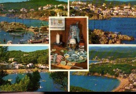 POSTAL PV11493: Vistas de Calella de Palafrugell, Tamariu i Llafranch