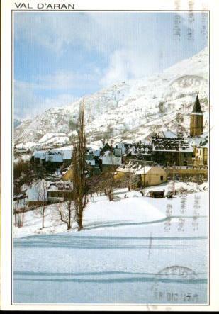 POSTAL PV11497: Salardu nevado, Pirineu Catala
