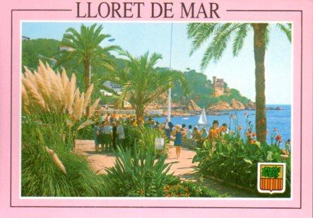 POSTAL PV11477: Paseo de Lloret de Mar