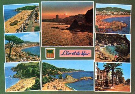 POSTAL PV11471: Lloret de Mar vistas varias