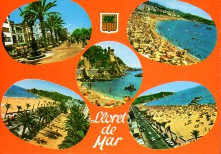 POSTAL PV11472: Vistas varias Lloret de Mar