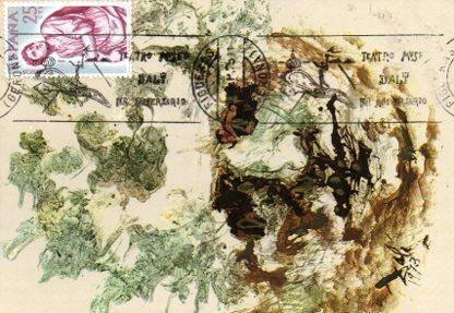 POSTAL PV11379: Cabeza de Behetoben por Dali