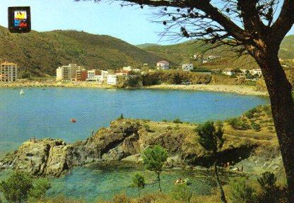 POSTAL PV11386: Vista parcial y playa de Sant Miquel de Colera