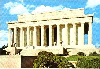 POSTAL PV11359: Lincoln Memorian, Washington