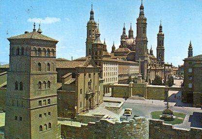 POSTAL PV11360: Murallas y Templo del Pilar, Zaragoza