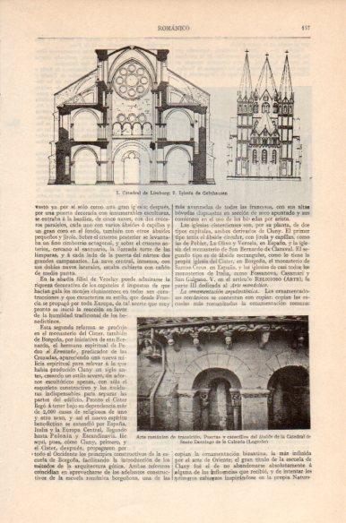 LAMINA V41735: Catedral de Limburg e iglesia de Geinhausen