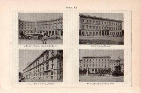 LAMINA V41724: Edificios varios en Roma
