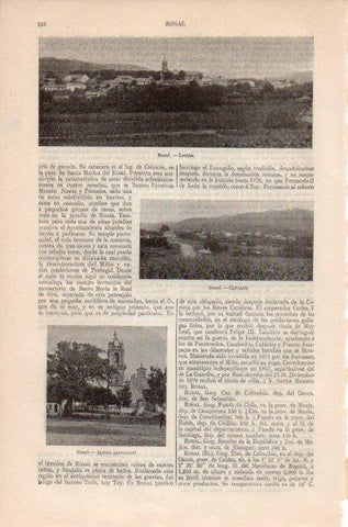 LAMINA V41768: Vista de Loma, Rosal