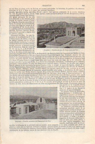 LAMINA V41764: Observatorio del Ebro en Roquetas