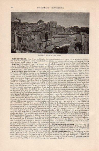 LAMINA V41752: Vista general de Ronciglione, Italia