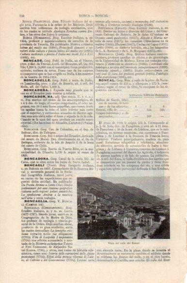 LAMINA V41748: Vista del valle del Roncal, Navarra