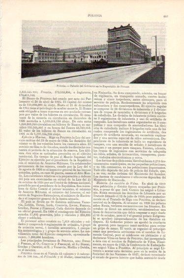 LAMINA V41666: Palacio del Gobierno en la Exposicion de Poznan