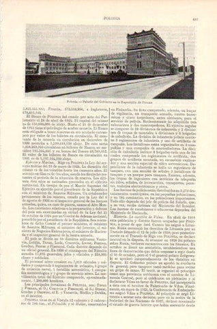 LAMINA V41666: Palacio del Gobierno en la Exposicion de Poznan