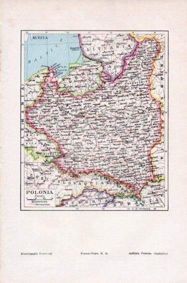 LAMINA V41663: Mapa de Suecia