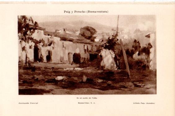 LAMINA V41688: De mi pueblo del Valles por B. Puig y Perucho