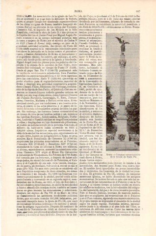 LAMINA V41714: Columna conmemorativa de la brecha de Porta Pia, Roma