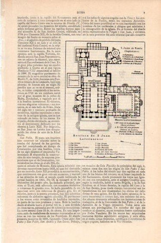 LAMINA V41701: Planta Basilica de S. Juan Lateranense