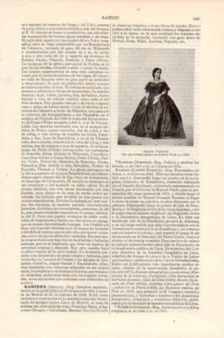 LAMINA V41696: Amalia Ramirez retrato de 1860