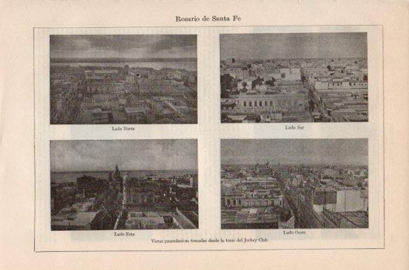 LAMINA V41775: Vistas de Rosario de Santa Fe desde la torre del Jockey Club