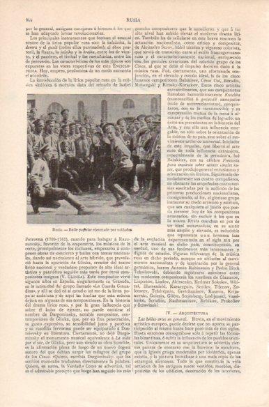 LAMINA V41861: Baile popular ejecutado por soldados de Rusia