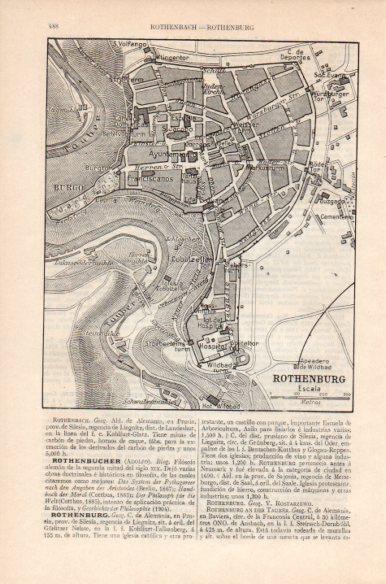 LAMINA V41790: Plano de Rothenburg
