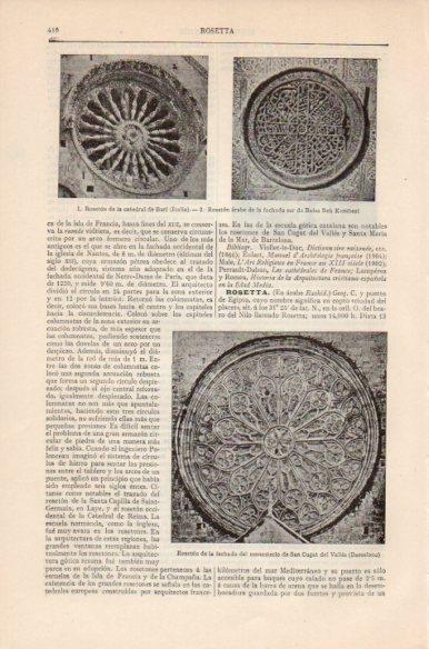 LAMINA V41782: Roseton del Monasterio de San Cugat del Valles