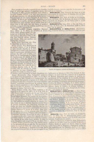 LAMINA V41780: Castillo de Lagnara, grabado de Rosaspina