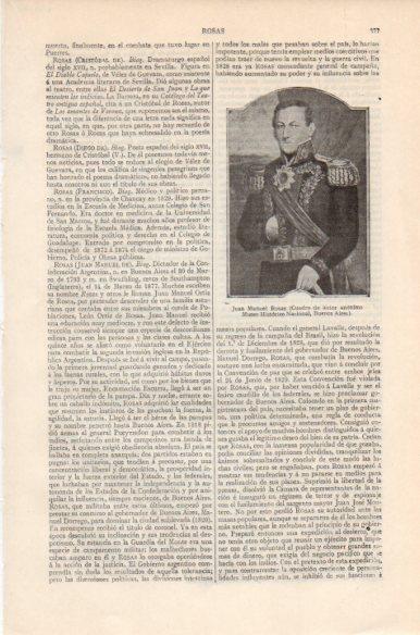 LAMINA V41779: Juan Manuel Rosas