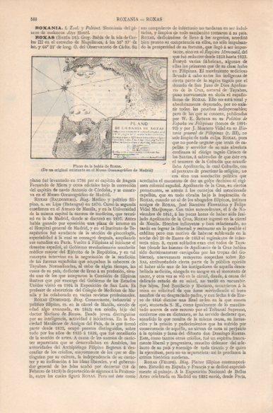 LAMINA V41801: Plano de la bahia de Roxas