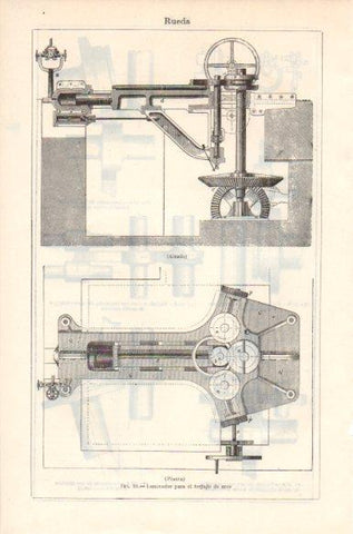 LAMINA V41825: Laminador para el forjado de aros