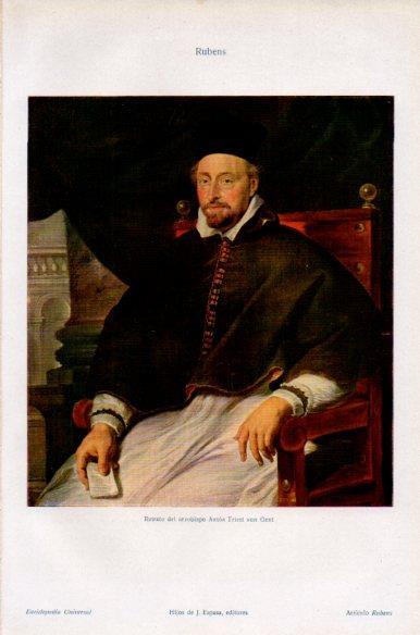 LAMINA V41807: Arzobispo Anton Triest von Gent por Rubens