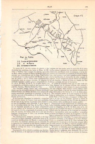 LAMINA V41658: Plan de Moltke 1914