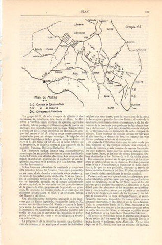 LAMINA V41658: Plan de Moltke 1914