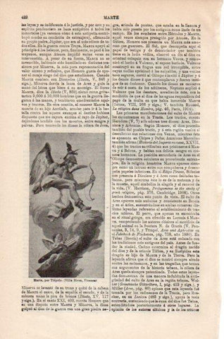 LAMINA V41507: Marte por Tiepolo