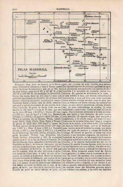 LAMINA V41500: Mapa de las Islas Marshall