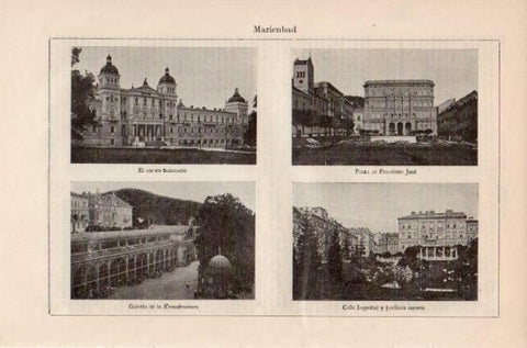 LAMINA V41493: Vistas de Marienbad