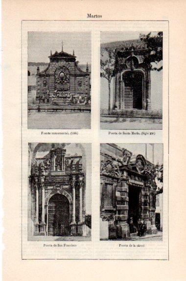 LAMINA V41529: Puertas varias en Martos, Jaen