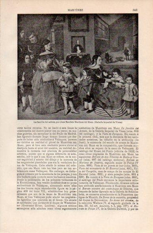 LAMINA V41520: La familia del artista por Juan B. Martinez del Mazo