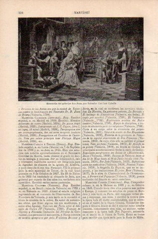LAMINA V41519: Educacion del principe Juan por S. Martinez Cubells
