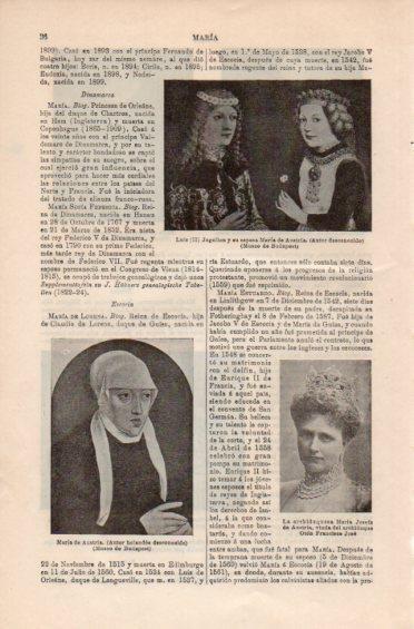 LAMINA V41442: Maria de Austria obras varias