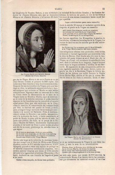 LAMINA V41437: La Virgen Maria por Quintin Metsys y por el Greco