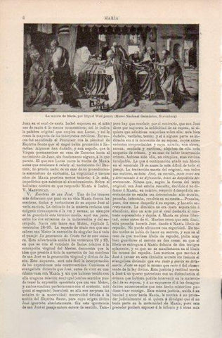 LAMINA V41434: La muerte de Maria por Miguel Wohlgemut