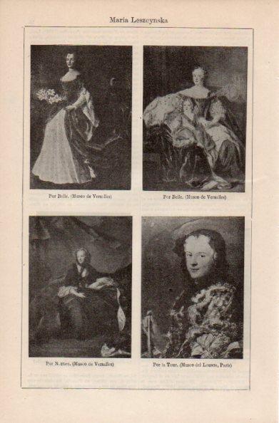 LAMINA V41484: Maria Leszcynska por Belle Nattier y la Tour